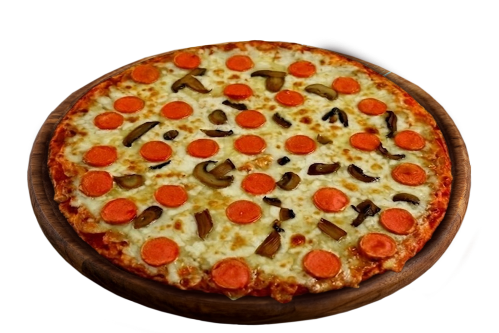 Pizza de salchicha y champiñón Culiacán